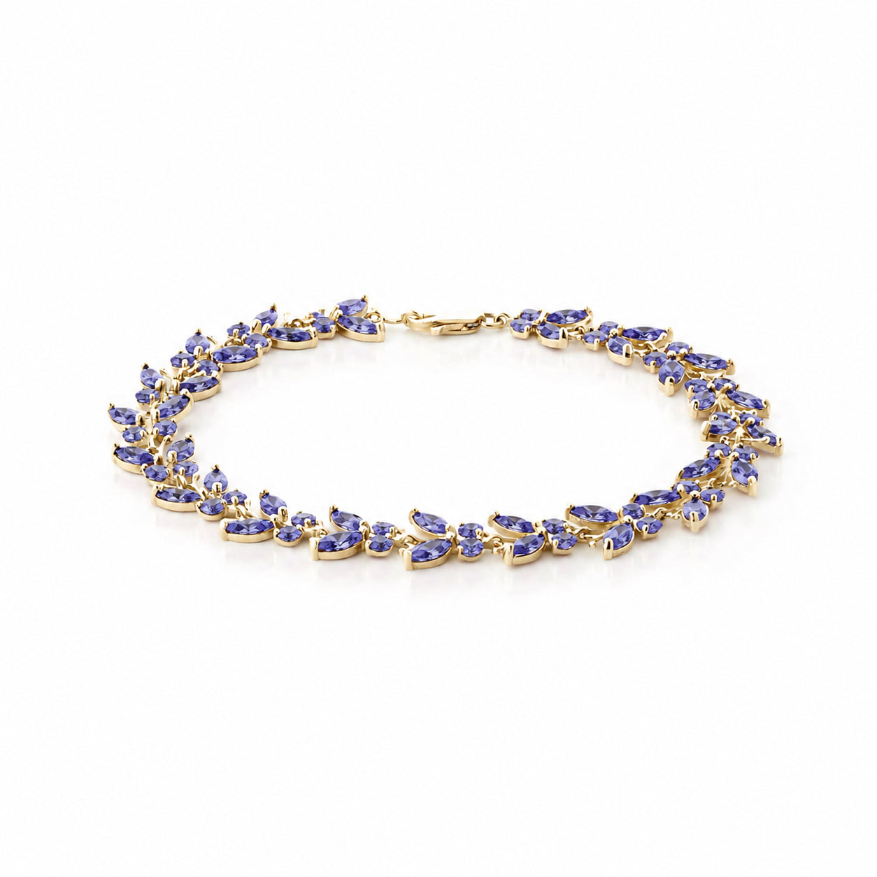 Yellow Gold Celeste Bracelet Tanzanite 10K — Elide