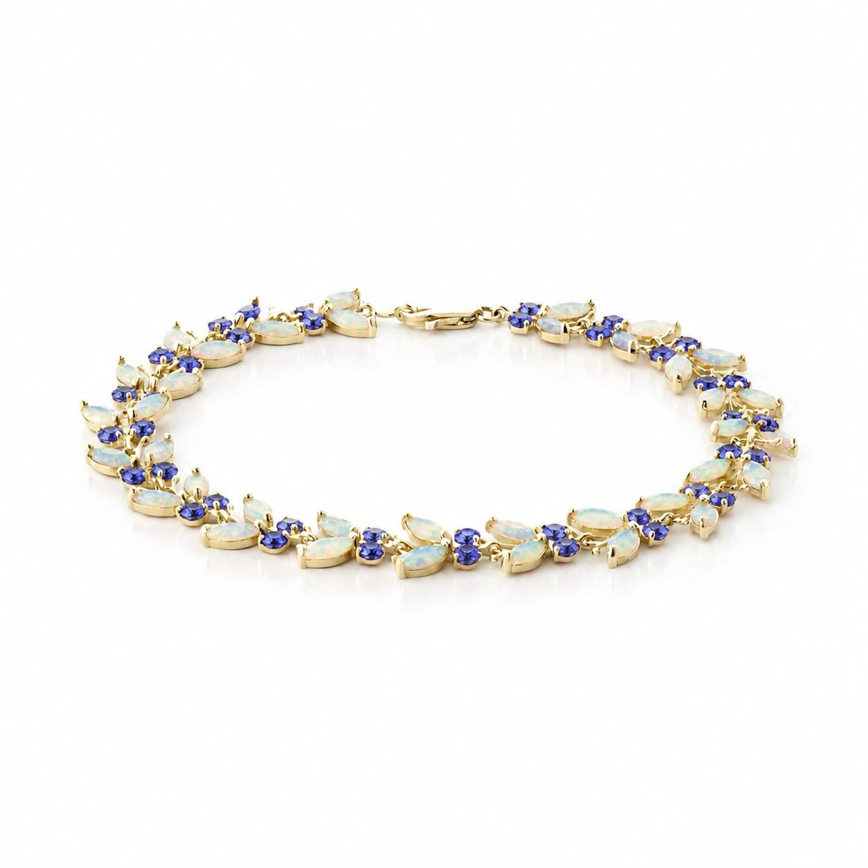 Yellow Gold Celeste Bracelet Tanzanite 10K — Elide