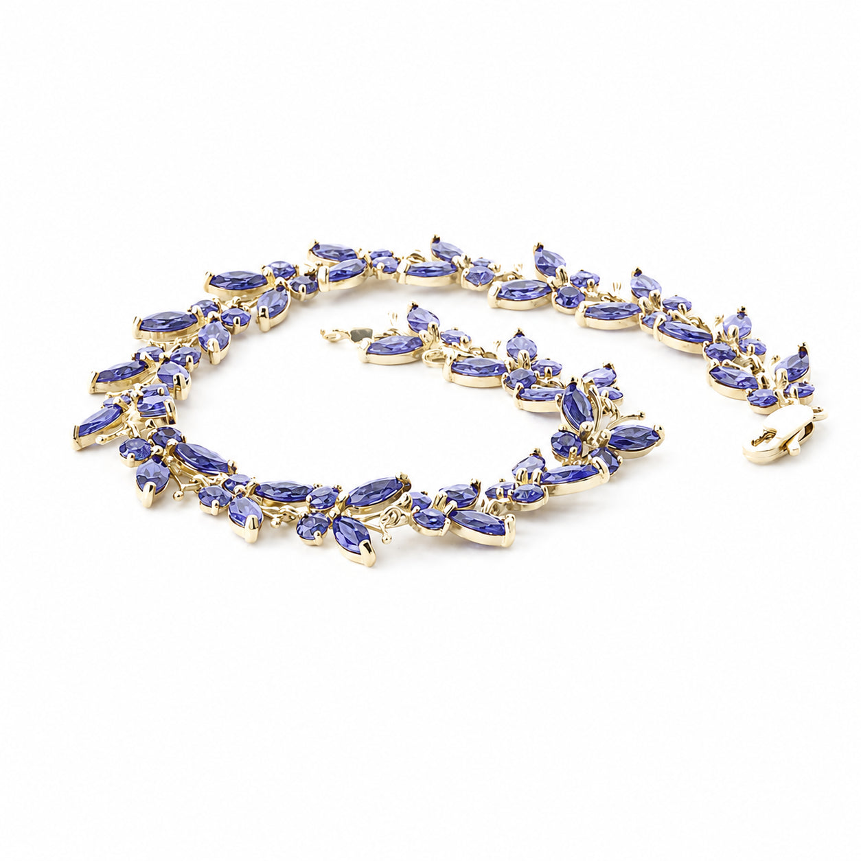 Yellow Gold Celeste Bracelet Tanzanite 10K — Elide