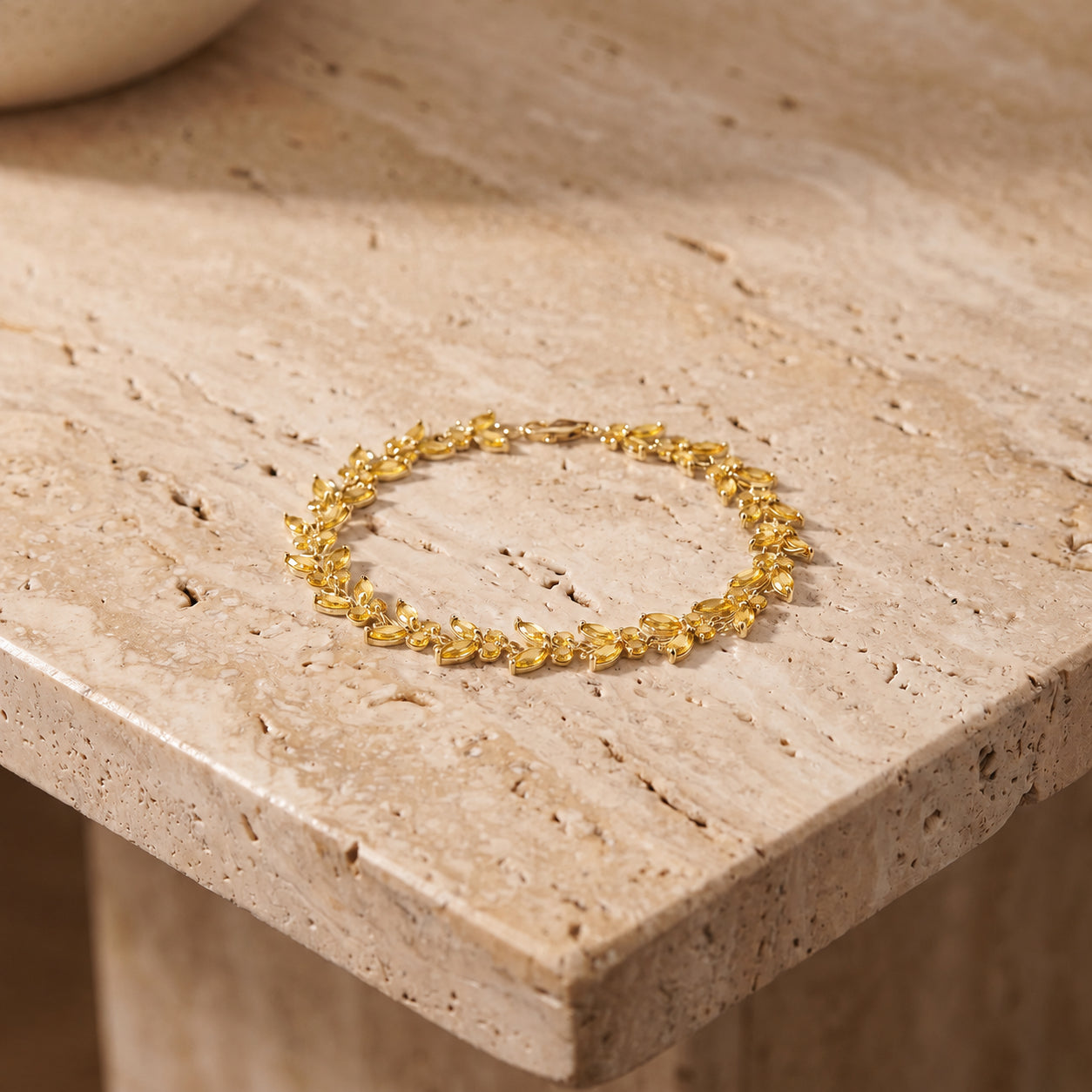 Yellow Gold Celeste Bracelet Tanzanite 10K — Elide