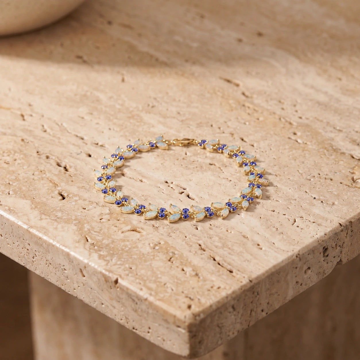 Yellow Gold Celeste Bracelet Tanzanite 10K — Elide
