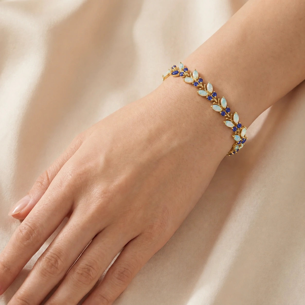 Yellow Gold Celeste Bracelet Tanzanite 10K — Elide