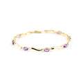 Yellow Gold Reverie Bracelet Amethyst 10K — Elvira