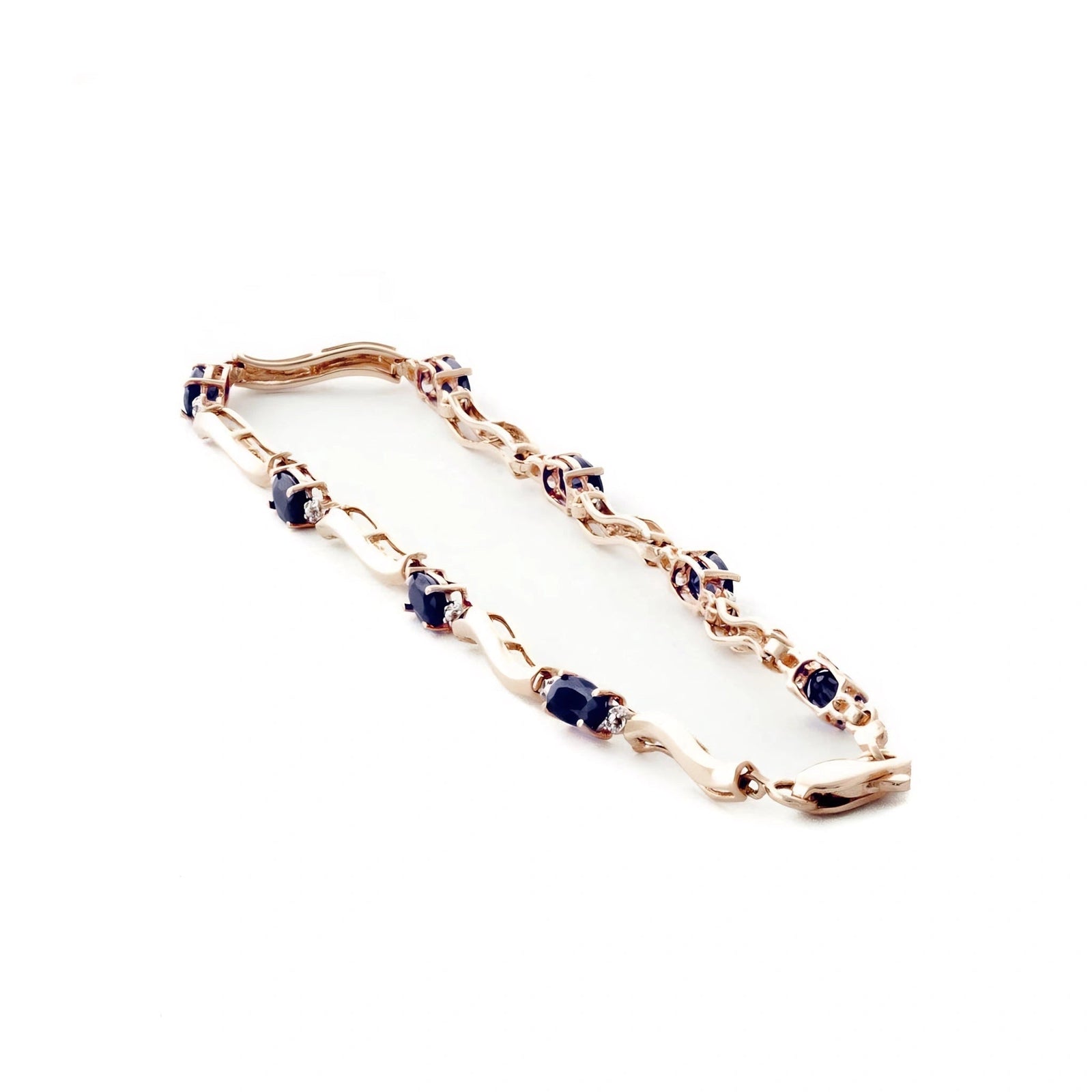 Rose Gold Reverie Bracelet Sapphire 10K — Elvira