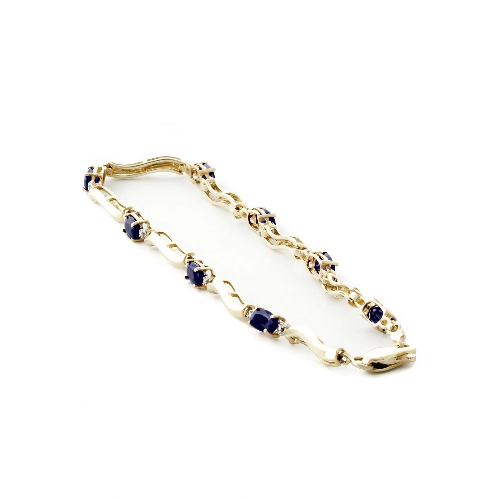 Yellow Gold Reverie Bracelet Sapphire 10K — Elvira