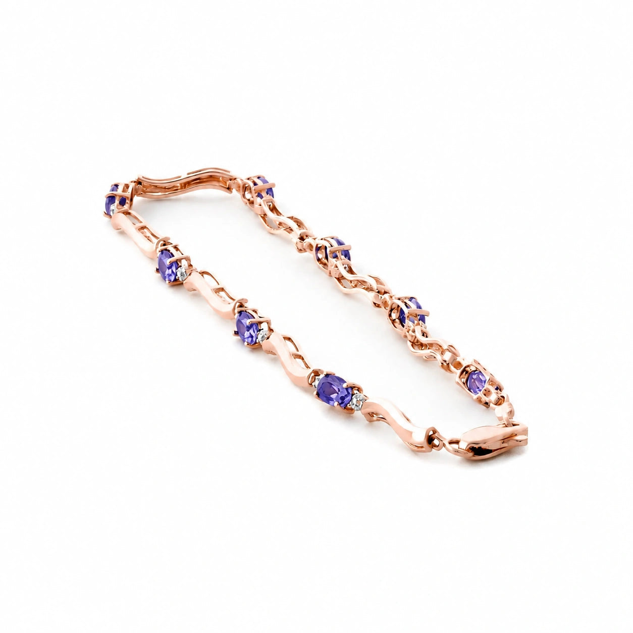 Rose Gold Reverie Bracelet Tanzanite 10K — Elvira