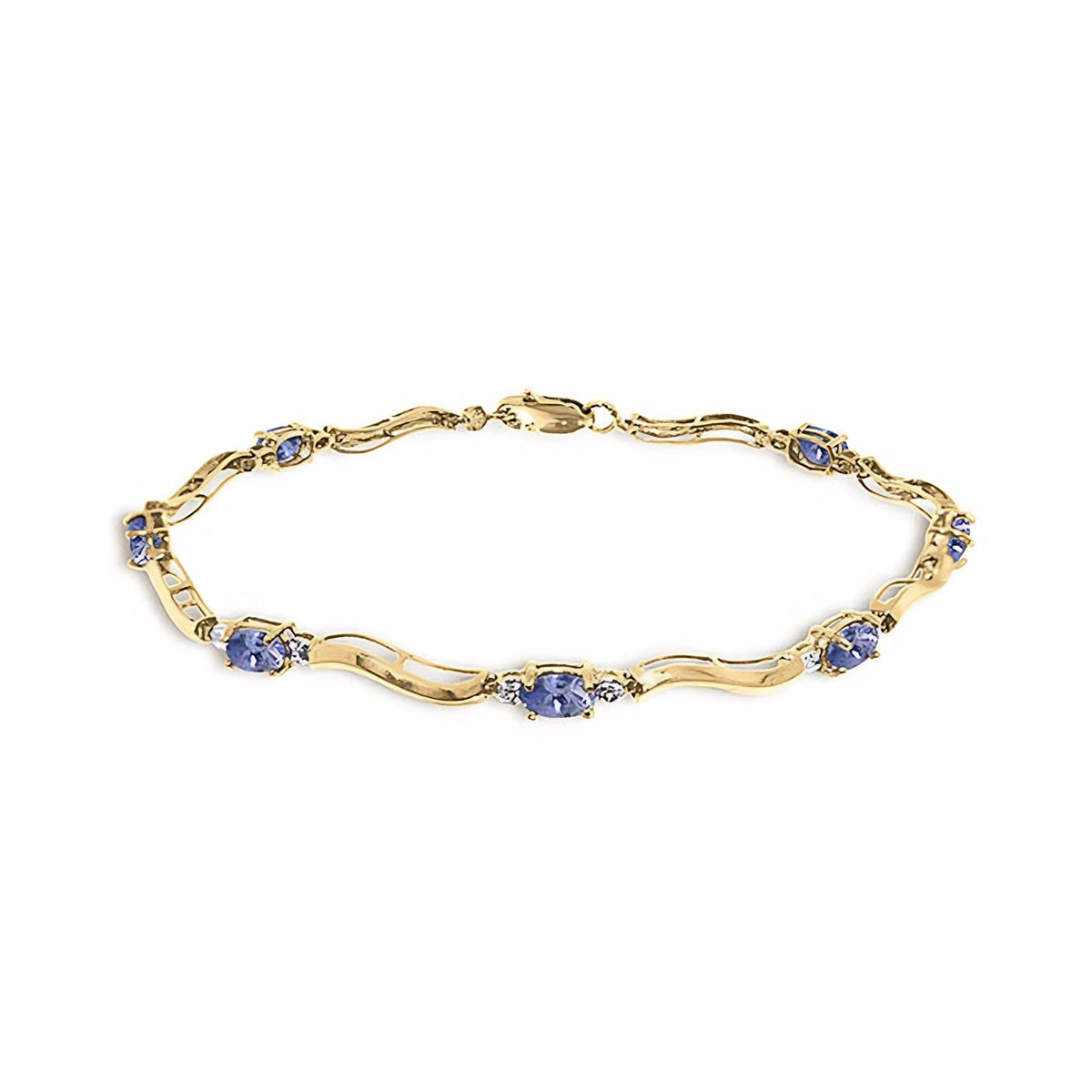 Yellow Gold Reverie Bracelet Tanzanite 10K — Elvira