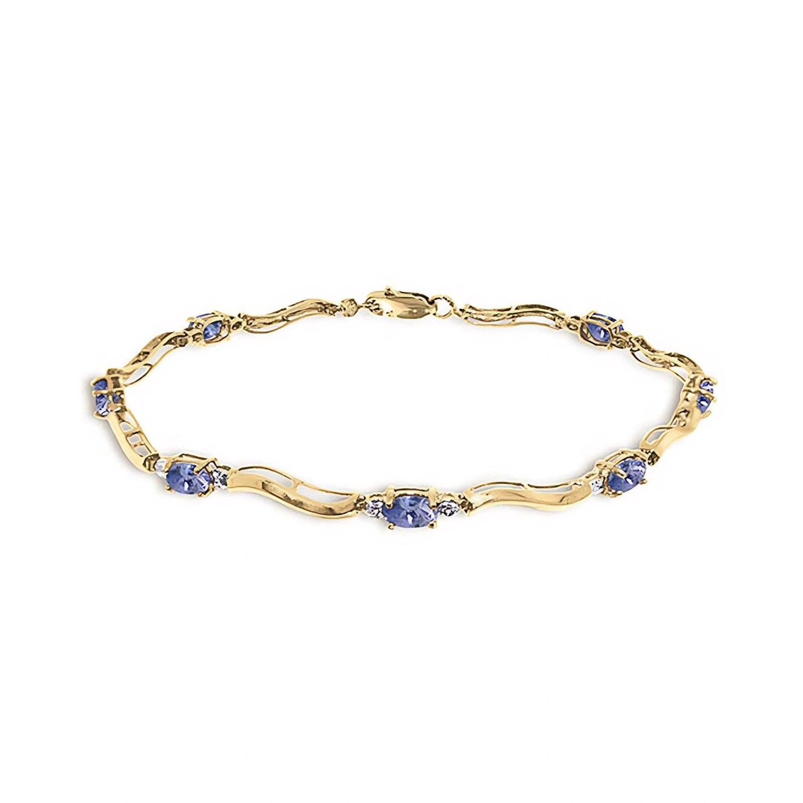 Yellow Gold Reverie Bracelet Tanzanite 10K — Elvira