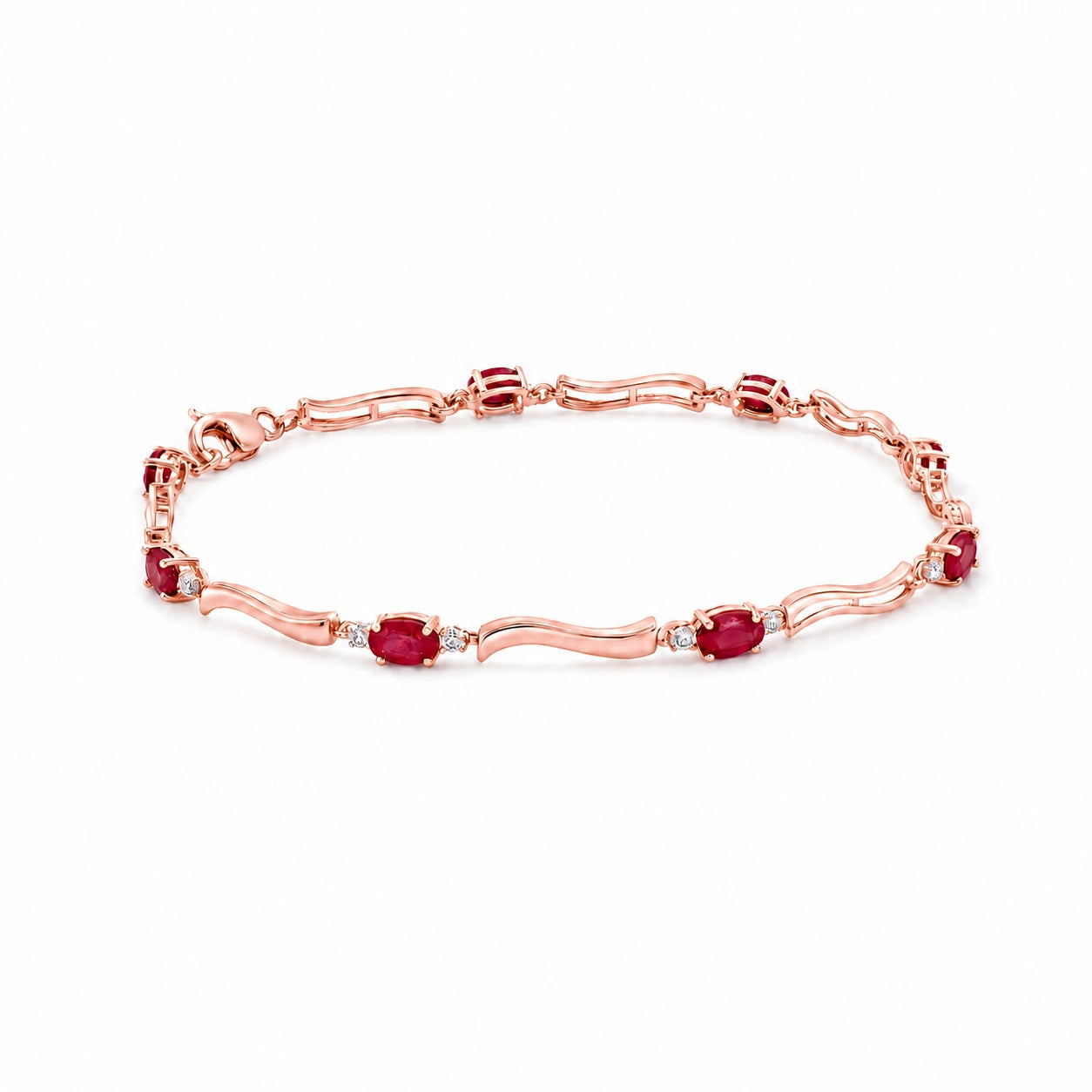 Rose Gold Ruby & Diamond — Mariaguendalina