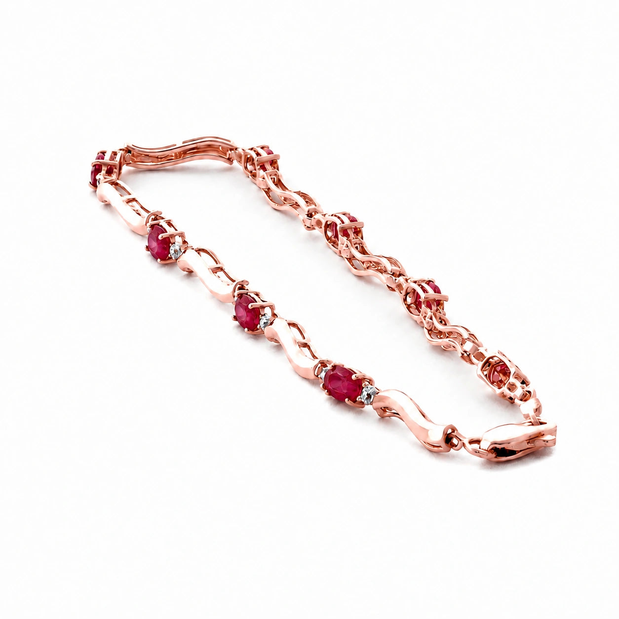 Rose Gold Ruby & Diamond — Mariaguendalina