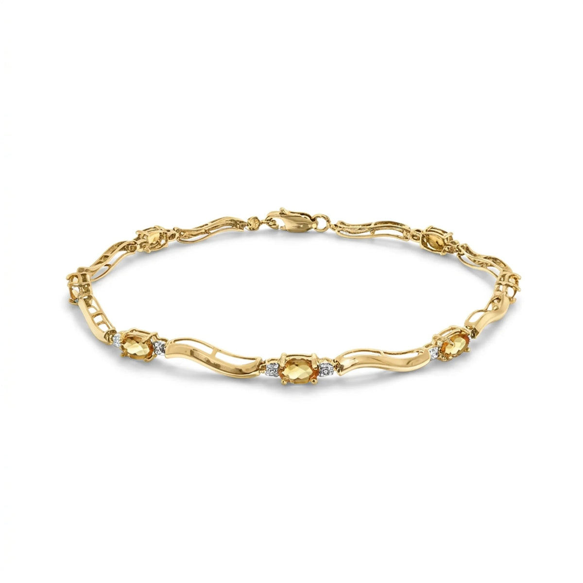 Yellow Gold Reverie Bracelet Citrine 10K — Elvira