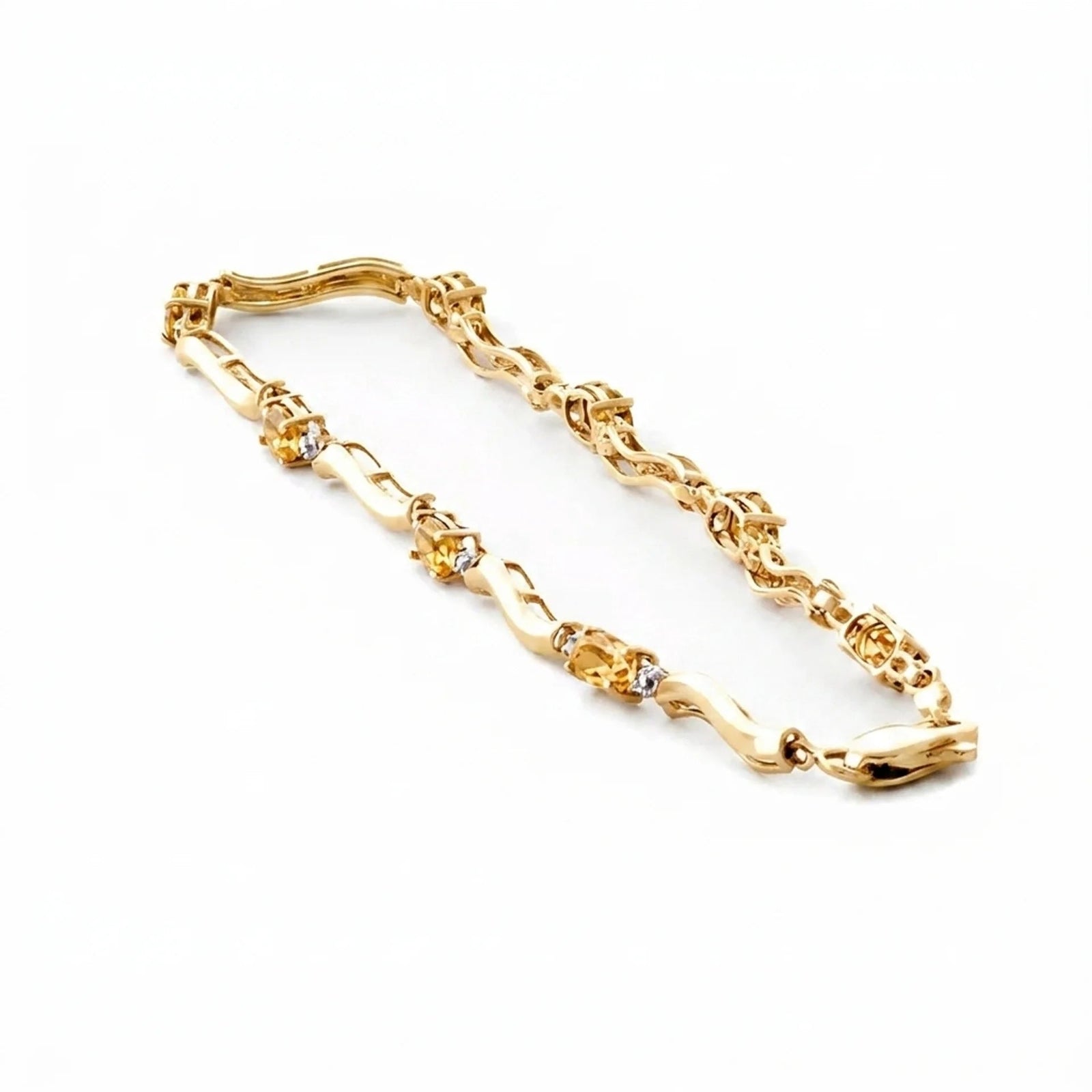 Yellow Gold Reverie Bracelet Citrine 10K — Elvira