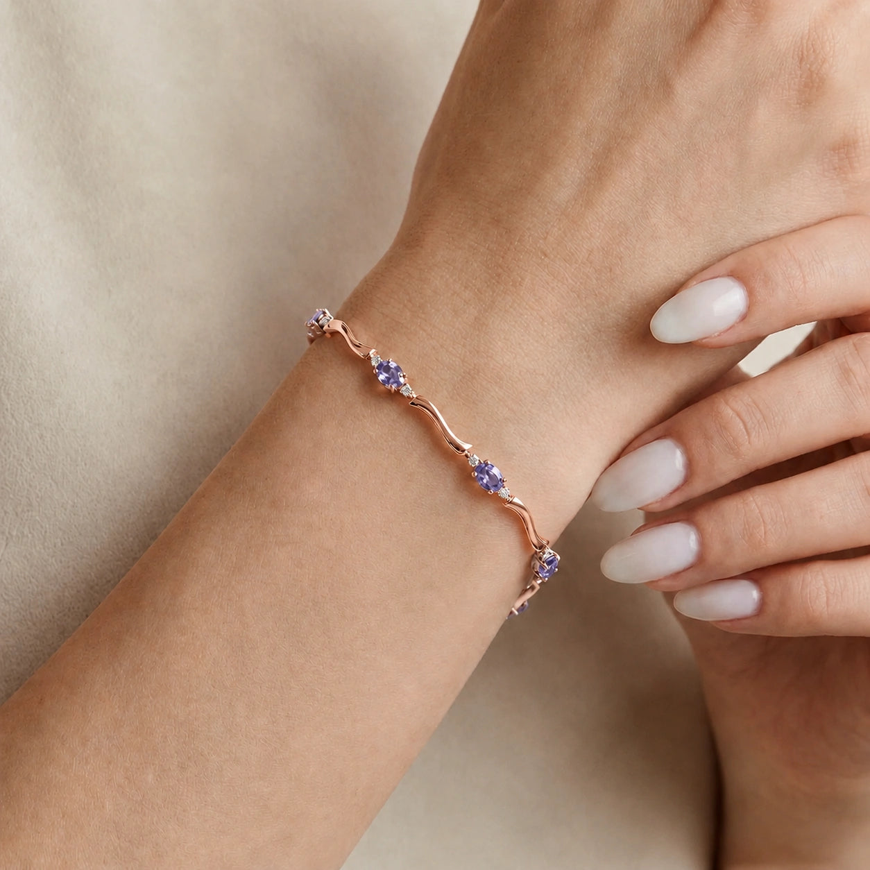 Rose Gold Tanzanite & Diamond — Mariaguendalina
