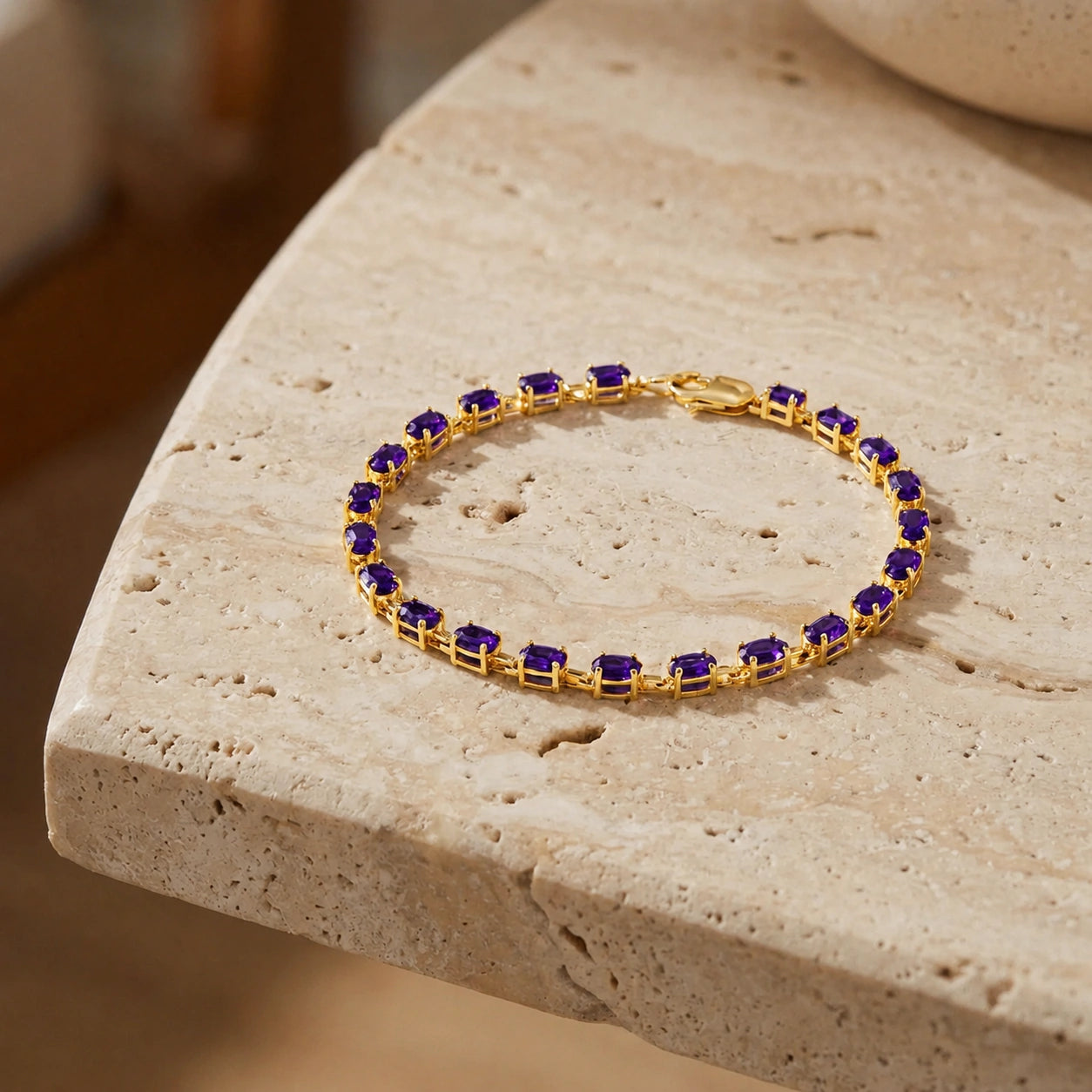 Yellow Gold Amethyst — Mariaguglielma
