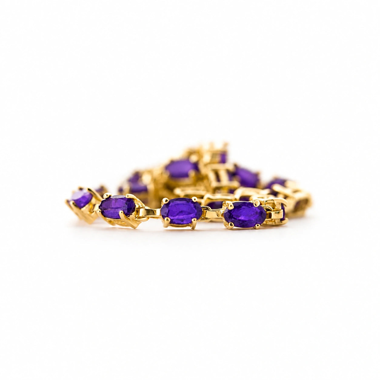Yellow Gold Amethyst — Mariaguglielma