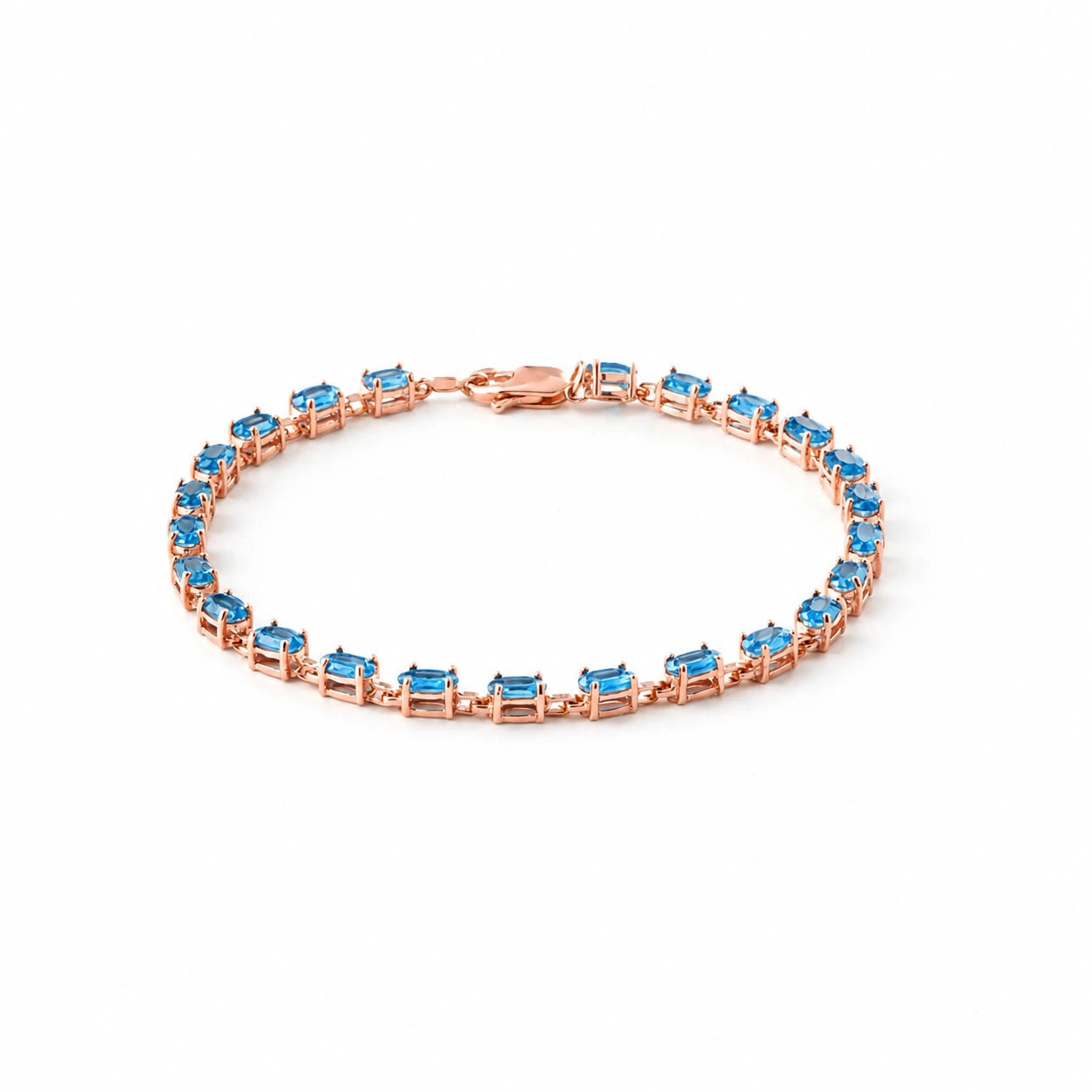 Rose Gold Blue Topaz — Mariaguglielma
