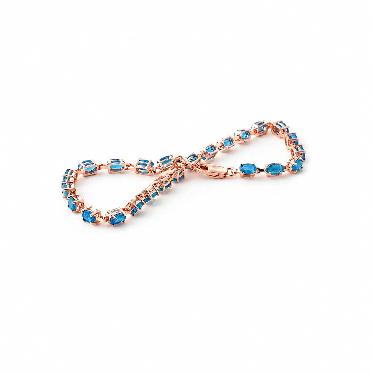 Rose Gold Blue Topaz — Mariaguglielma