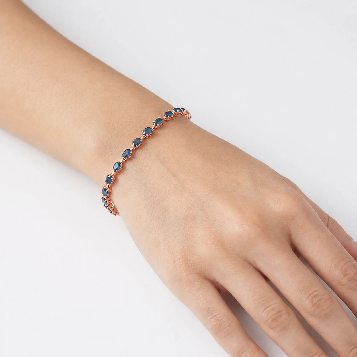 Rose Gold Blue Topaz — Mariaguglielma