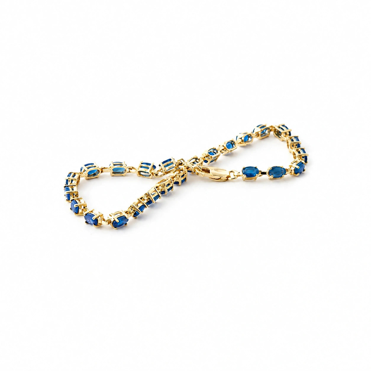Yellow Gold Blue Topaz — Mariaguglielma