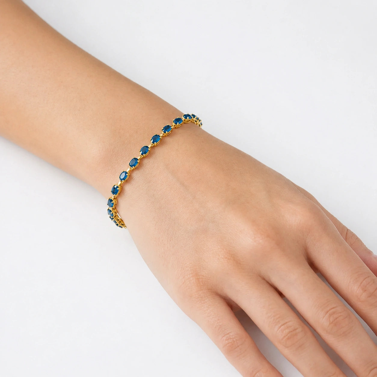 Yellow Gold Blue Topaz — Mariaguglielma