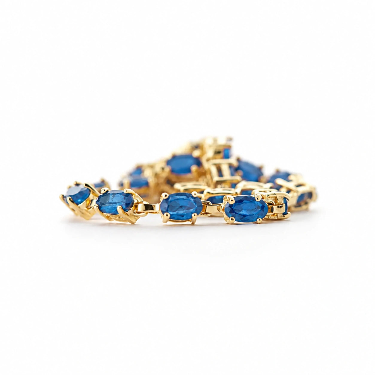 Yellow Gold Blue Topaz — Mariaguglielma