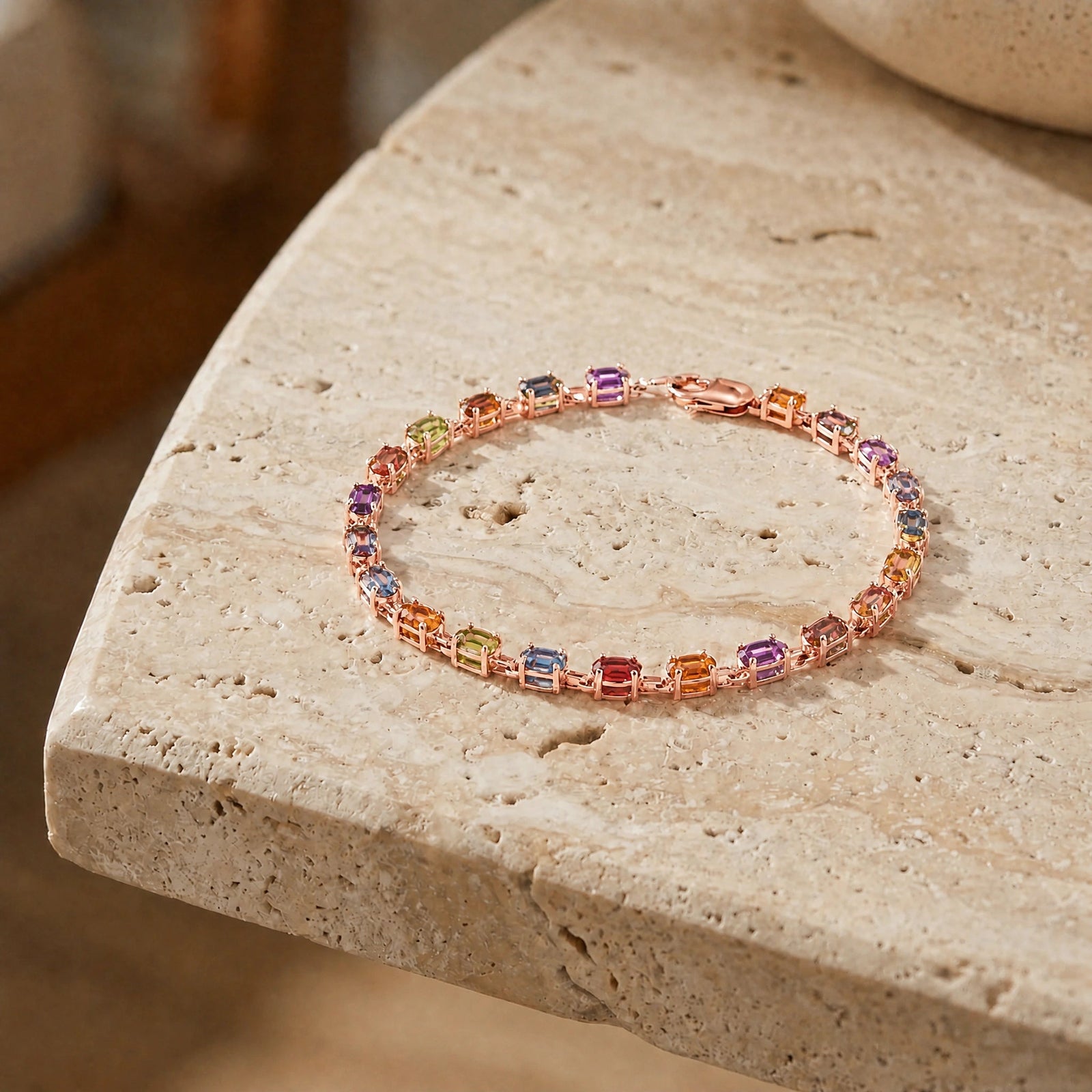 Rose Gold Multi-Gemstone — Mariaguglielma