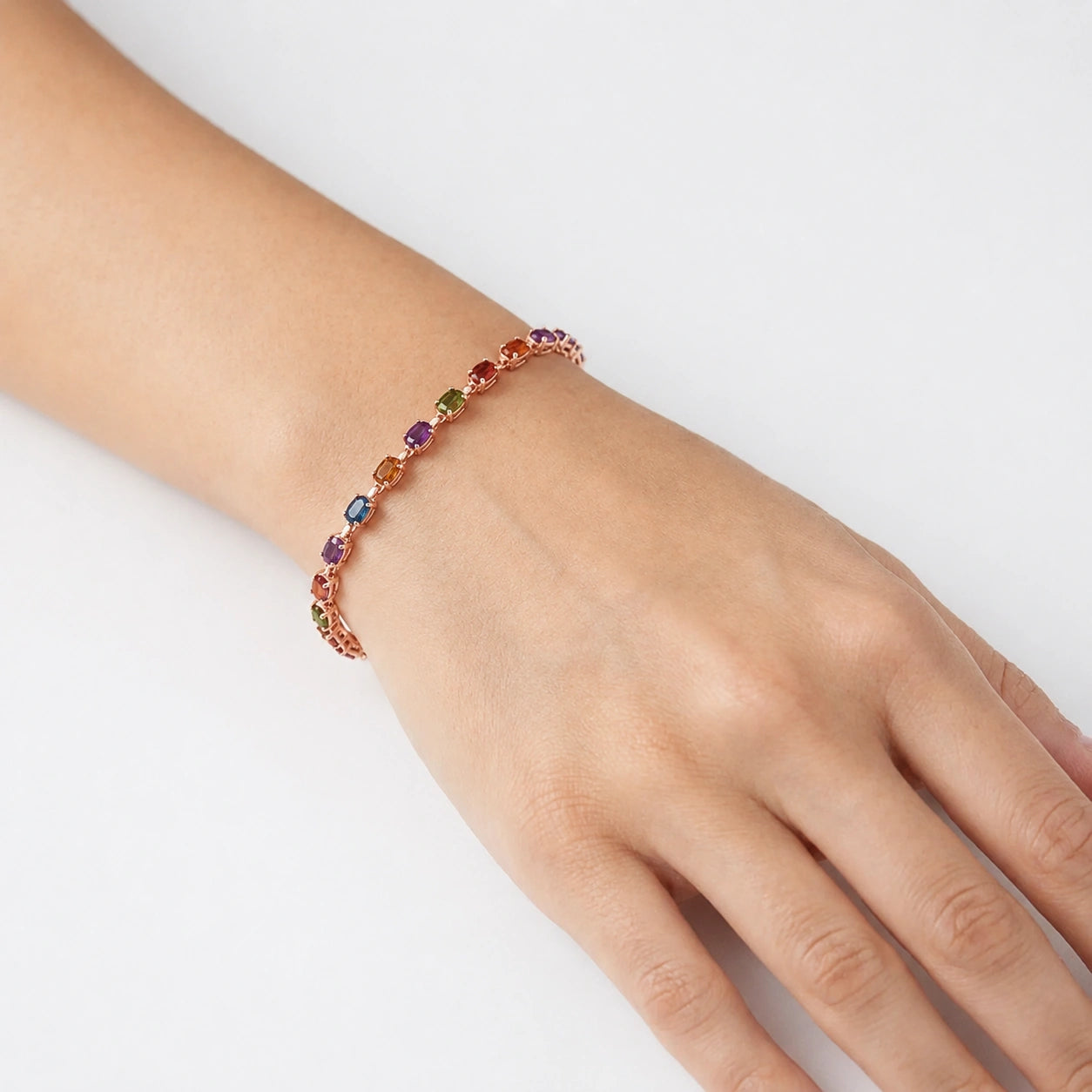 Rose Gold Multi-Gemstone — Mariaguglielma