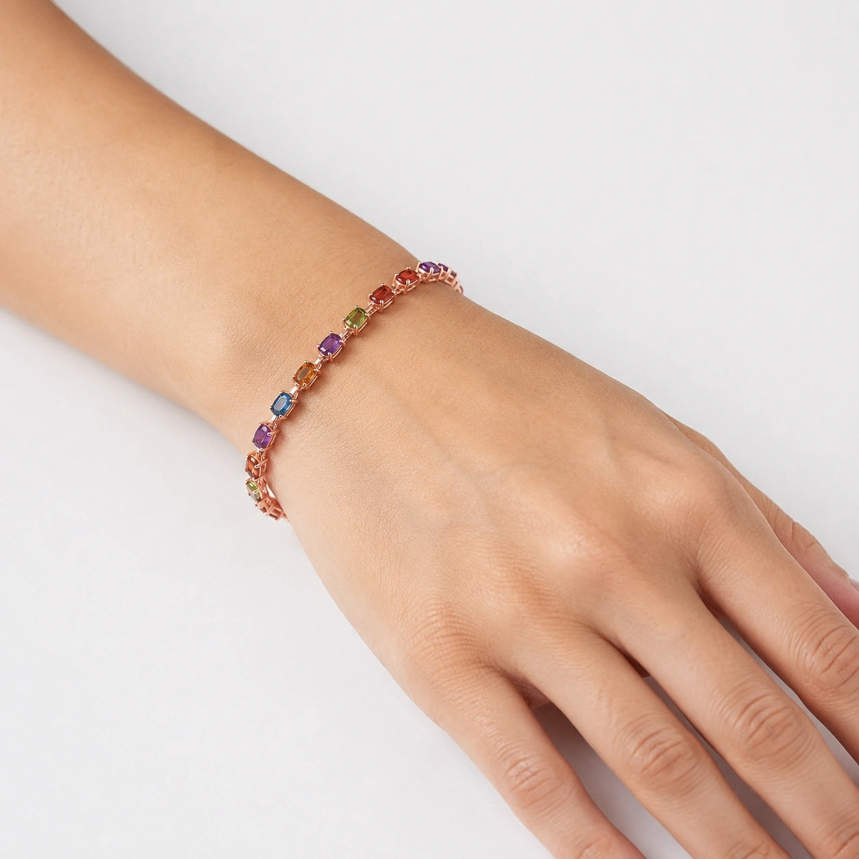 Rose Gold Multi-Gemstone — Mariaguglielma
