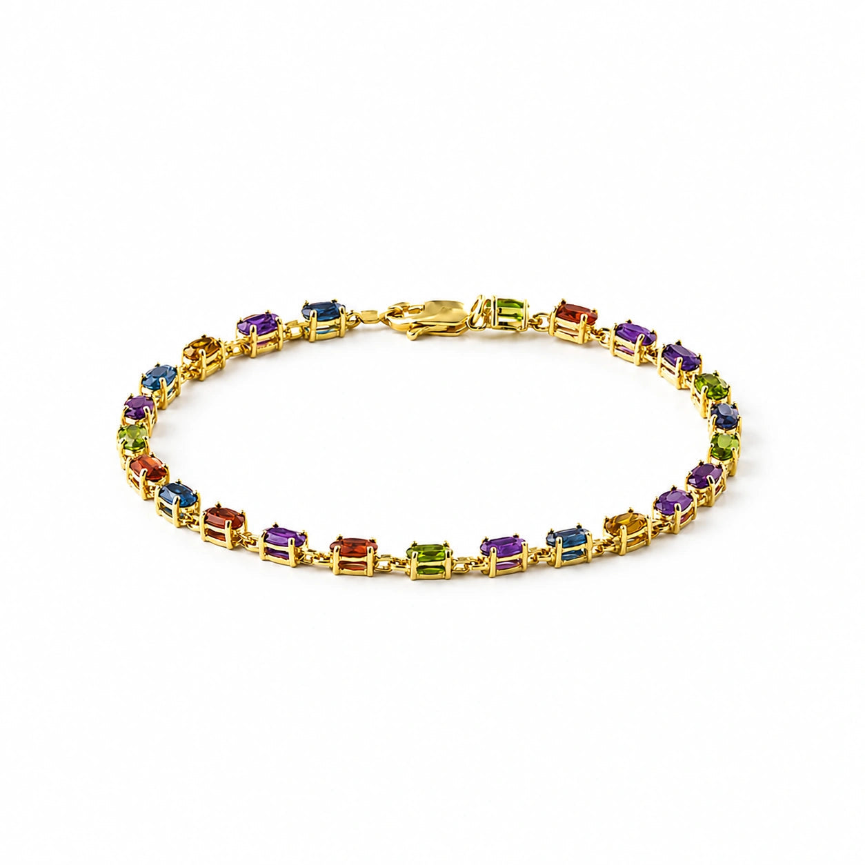 Yellow Gold Multi-Gemstone — Mariaguglielma