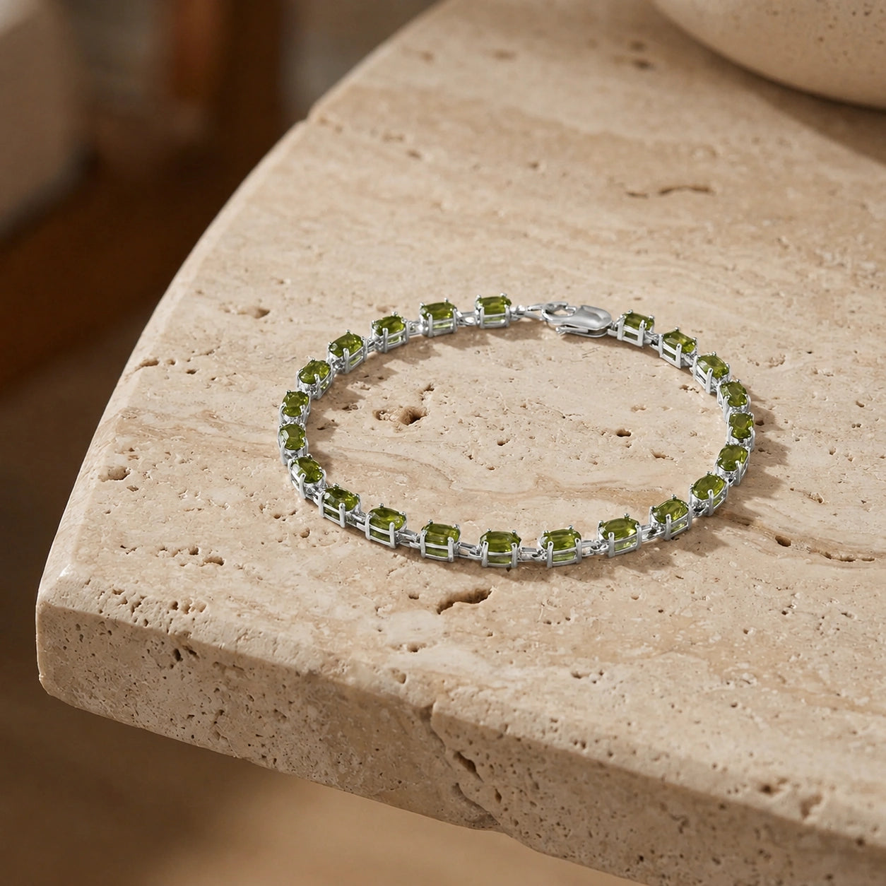 White Gold Peridot — Mariaguglielma