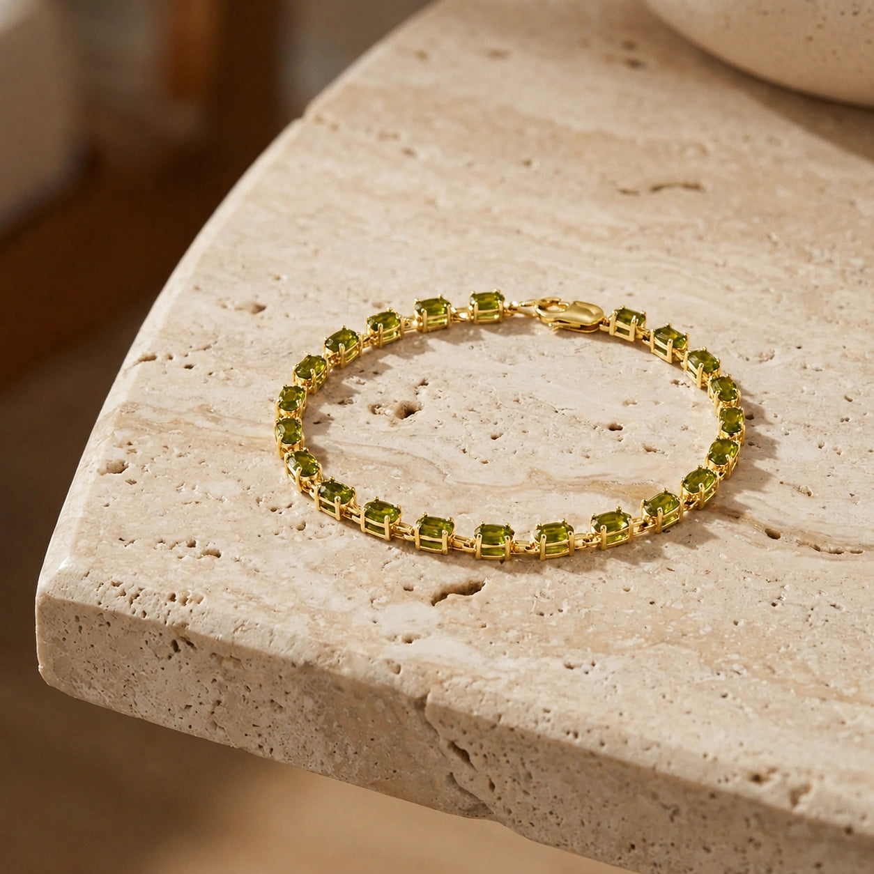 Yellow Gold Peridot — Mariaguglielma