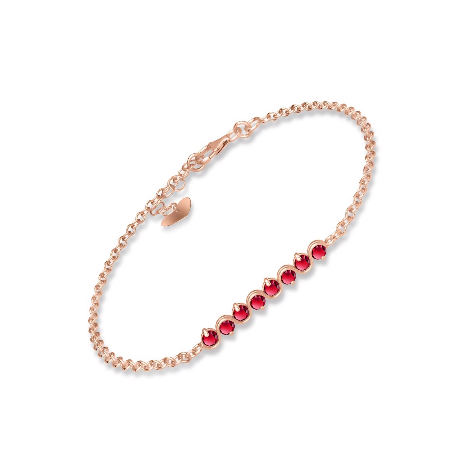 Rose Gold Bracelet Tanzanite 10K — Isolina