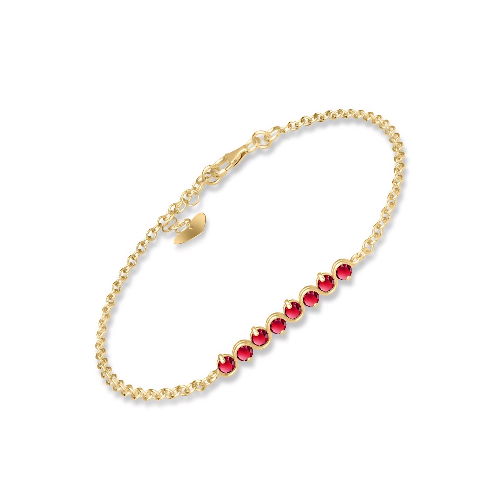 Yellow Gold Bracelet Tanzanite 10K — Isolina