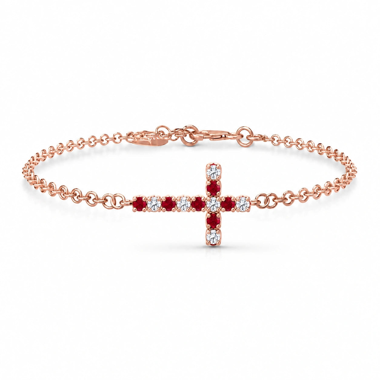 Rose Gold Ruby & Diamond — Mariailaria