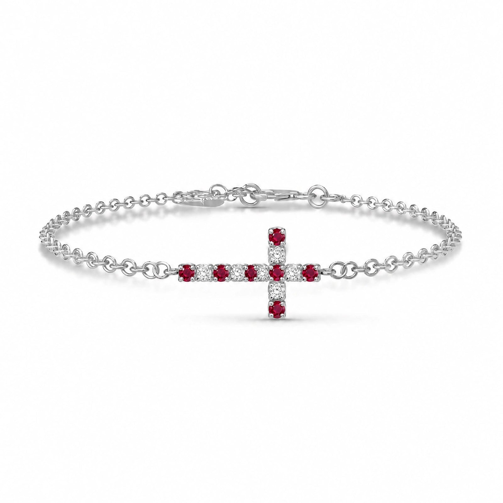 White Gold Ruby & Diamond — Mariailaria
