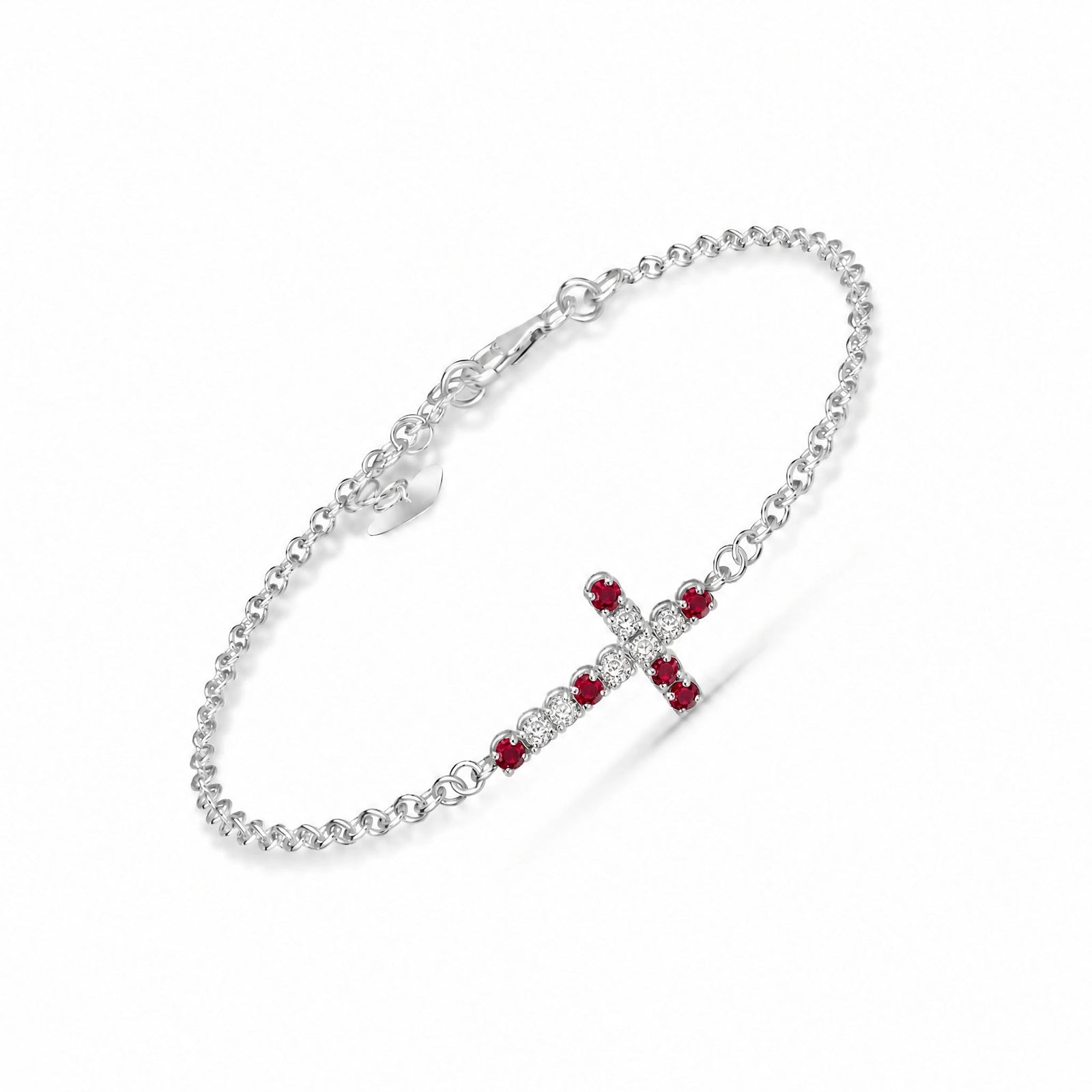 White Gold Ruby & Diamond — Mariailaria