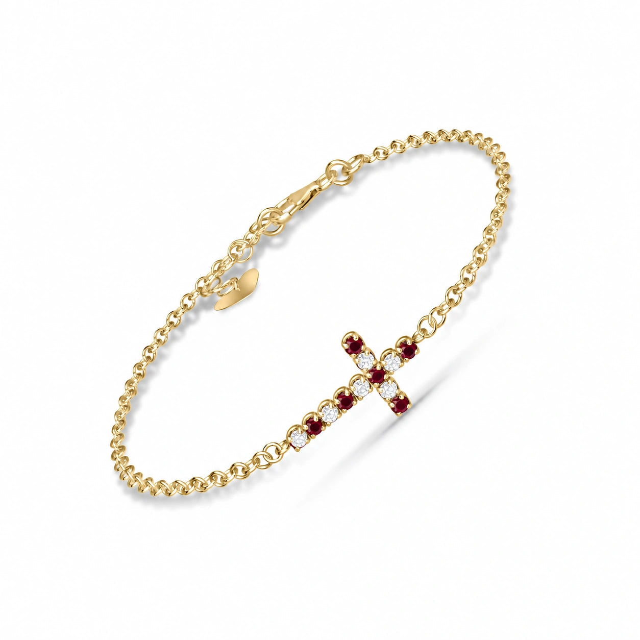 Yellow Gold Ruby & Diamond — Mariailaria