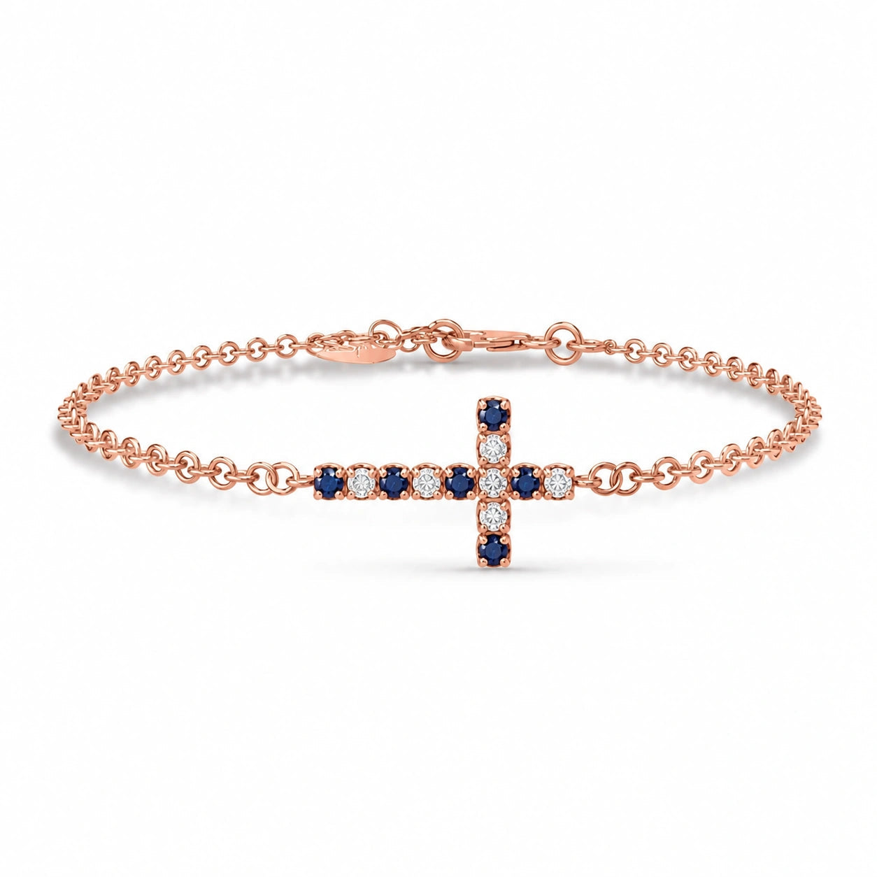 Rose Gold Sapphire & Diamond — Mariailaria