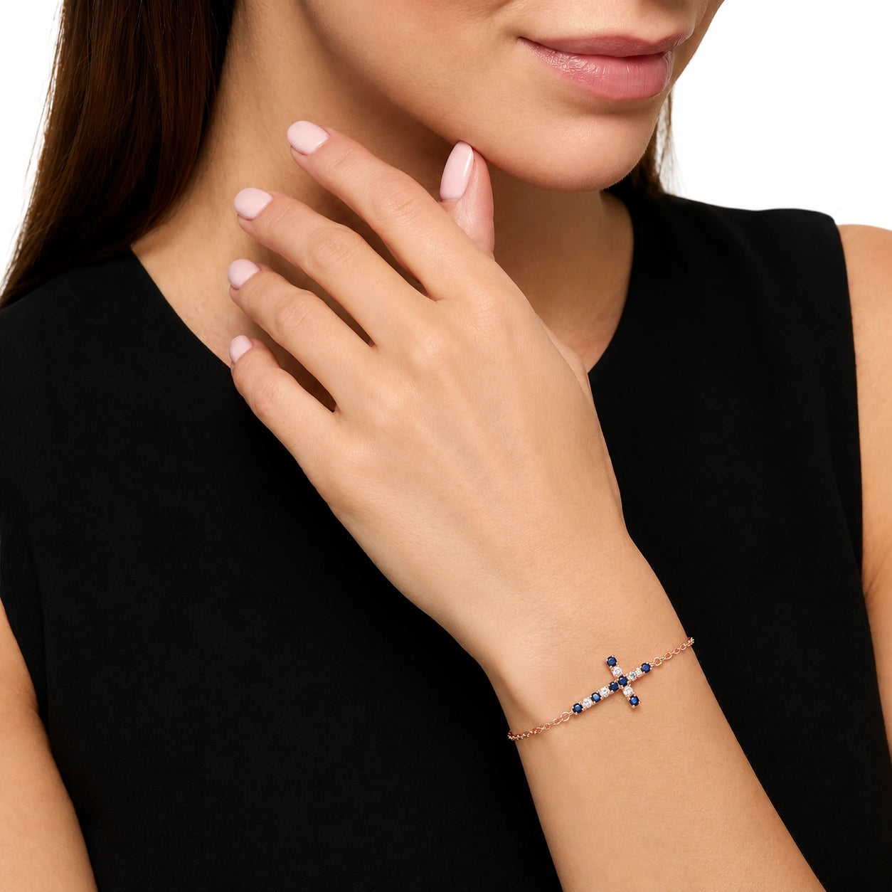 Rose Gold Sapphire & Diamond — Mariailaria