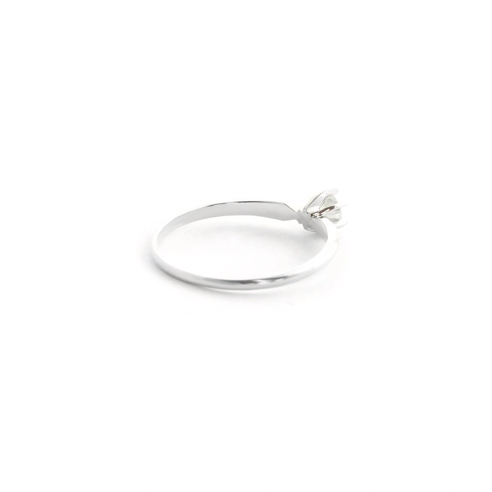 White Gold Celeste Engagement Ring Diamond 10K — Luigia