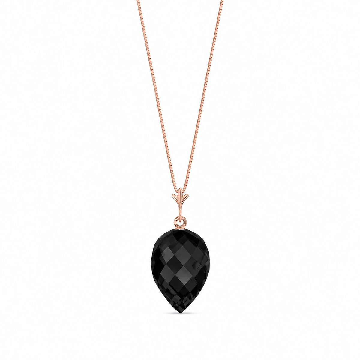Rose Gold Pendant Necklace Spinel — Primavera