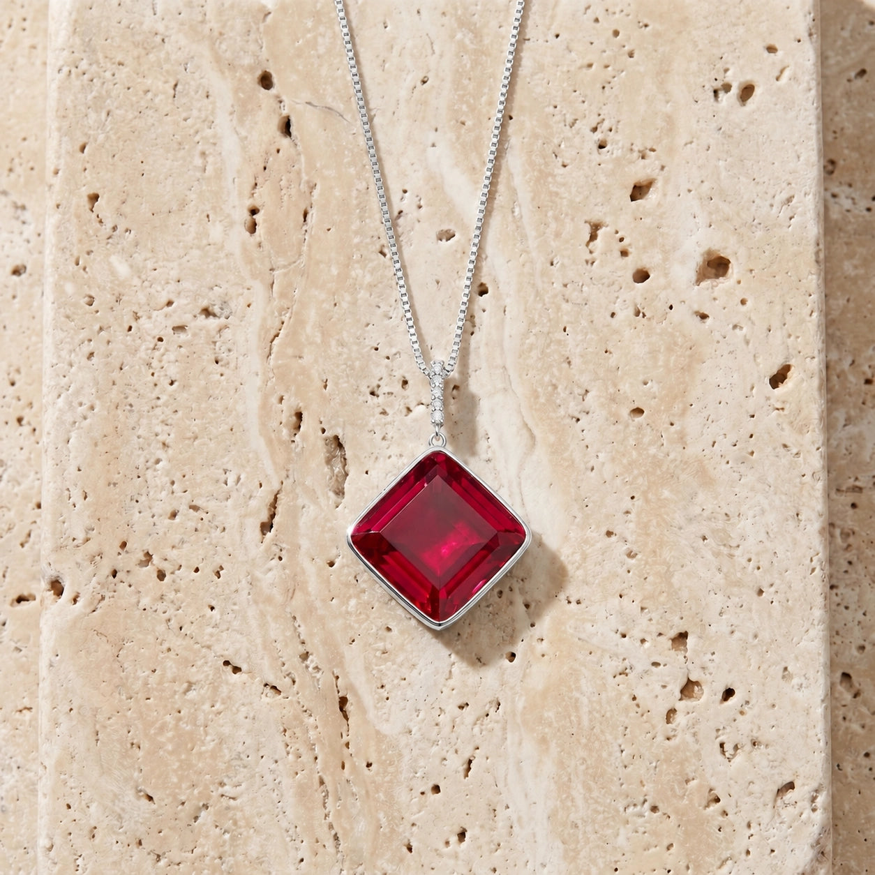 White Gold Ruby — Marielena