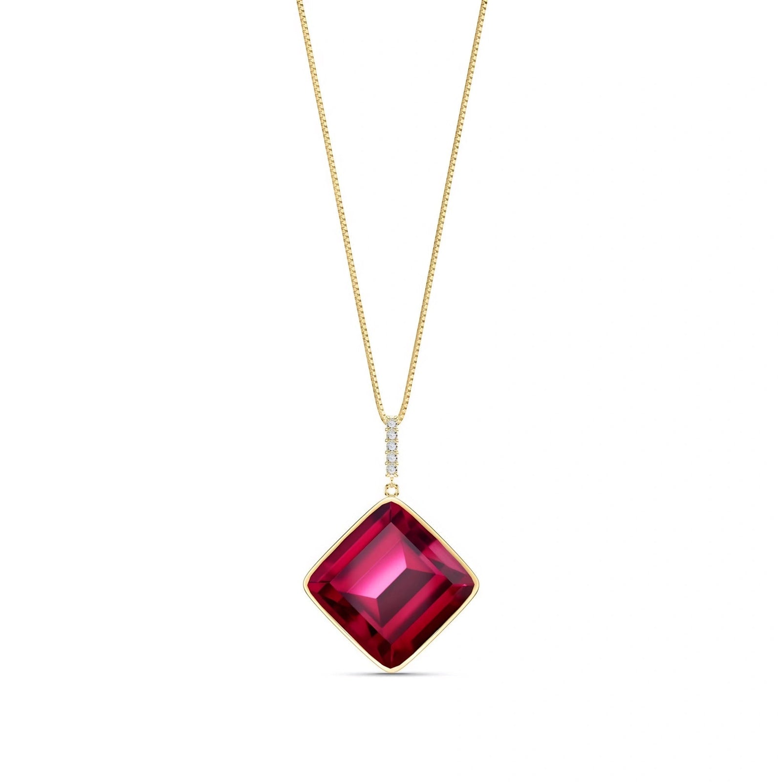 Yellow Gold Ruby — Marielena