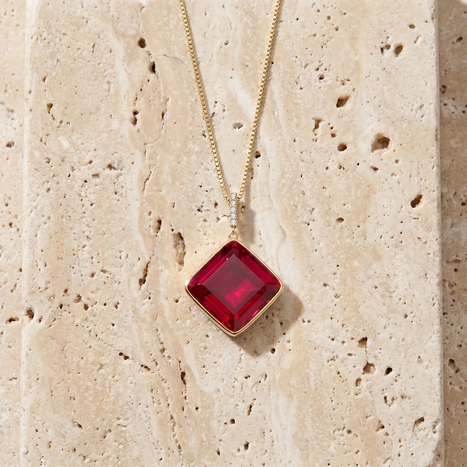 Yellow Gold Ruby — Marielena