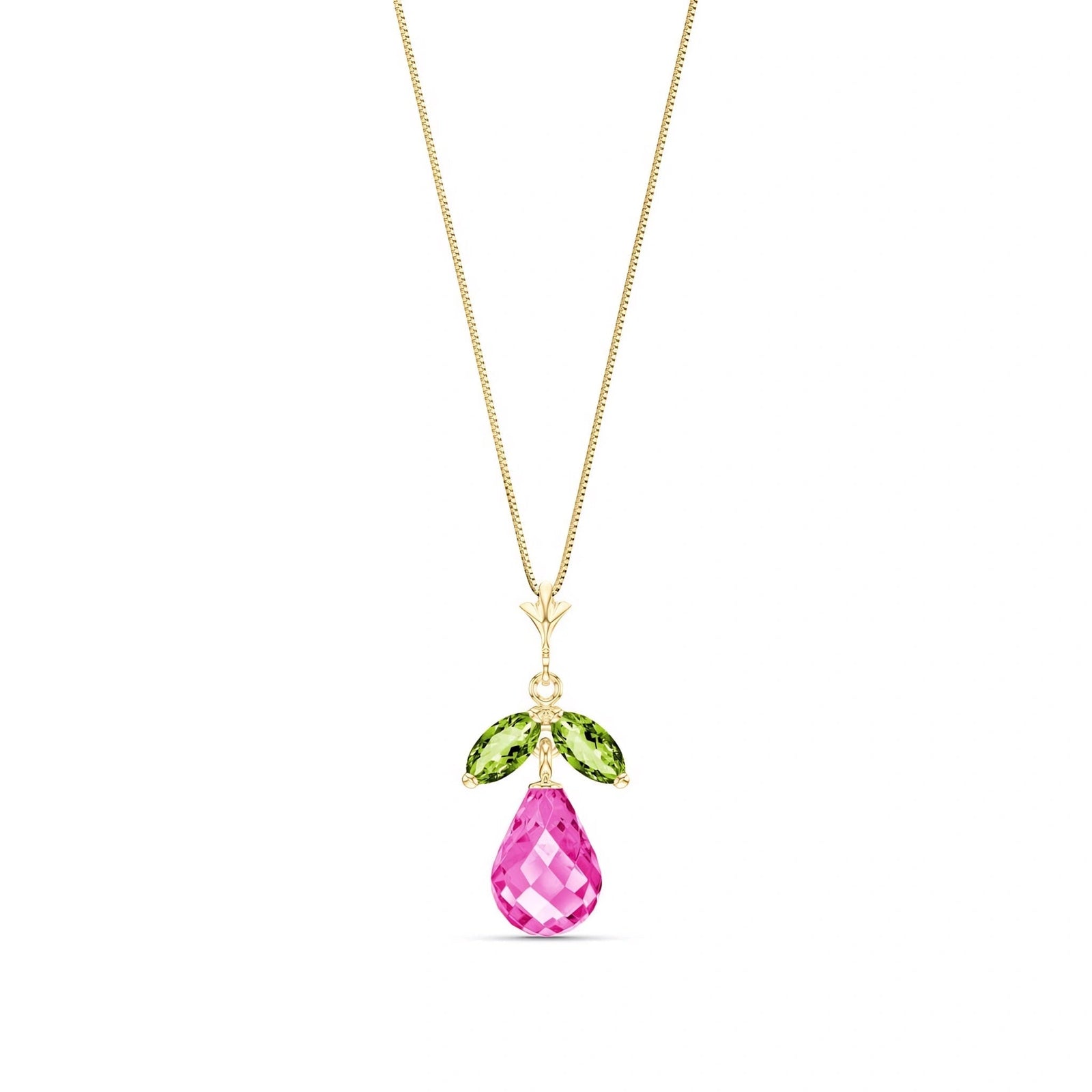 Yellow Gold Atelier Necklace Citrine 10K — Marilena