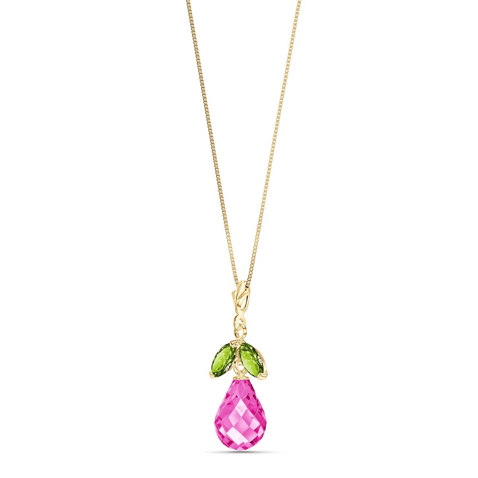 Yellow Gold Atelier Necklace Citrine 10K — Marilena