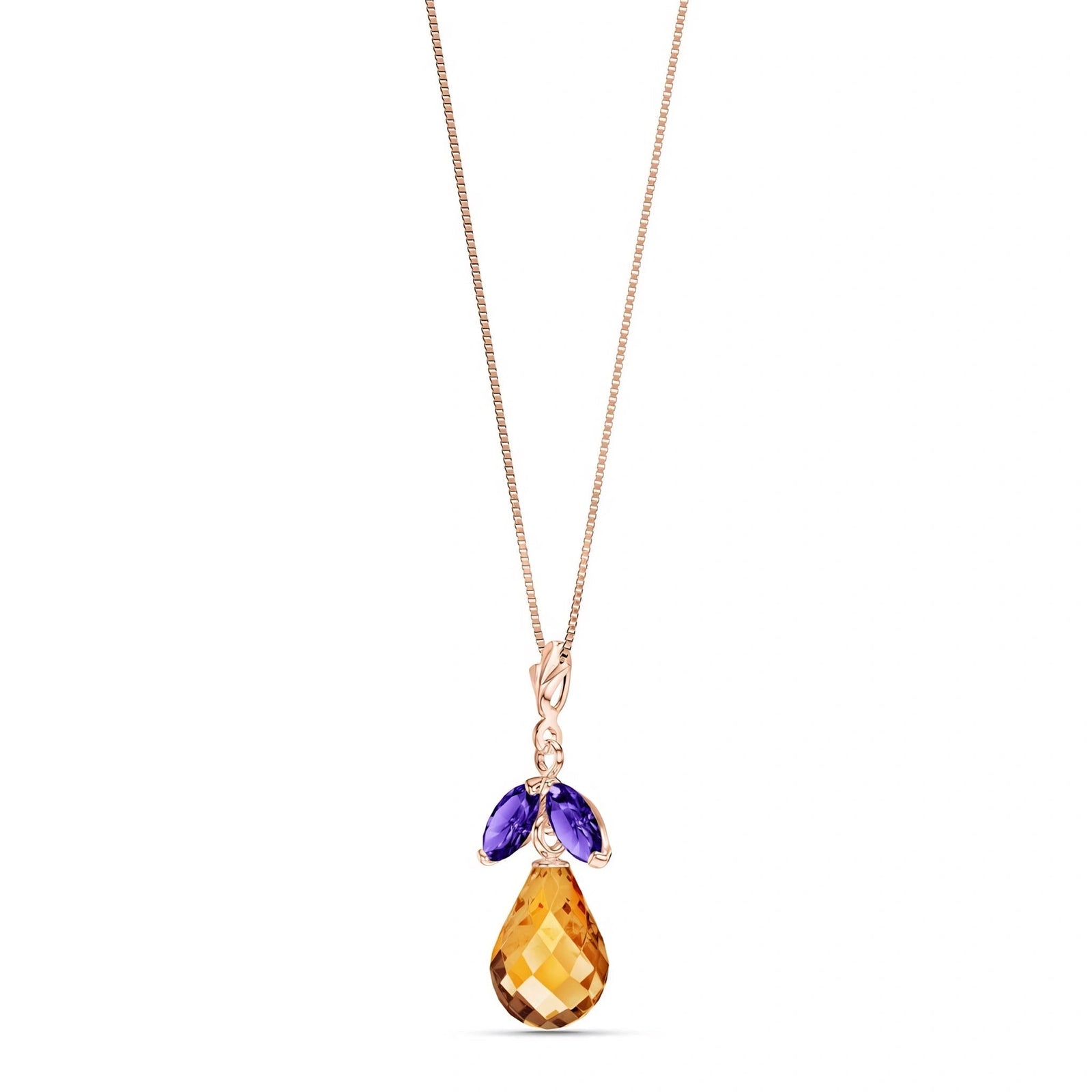 Rose Gold Atelier Necklace Peridot 10K — Marilena