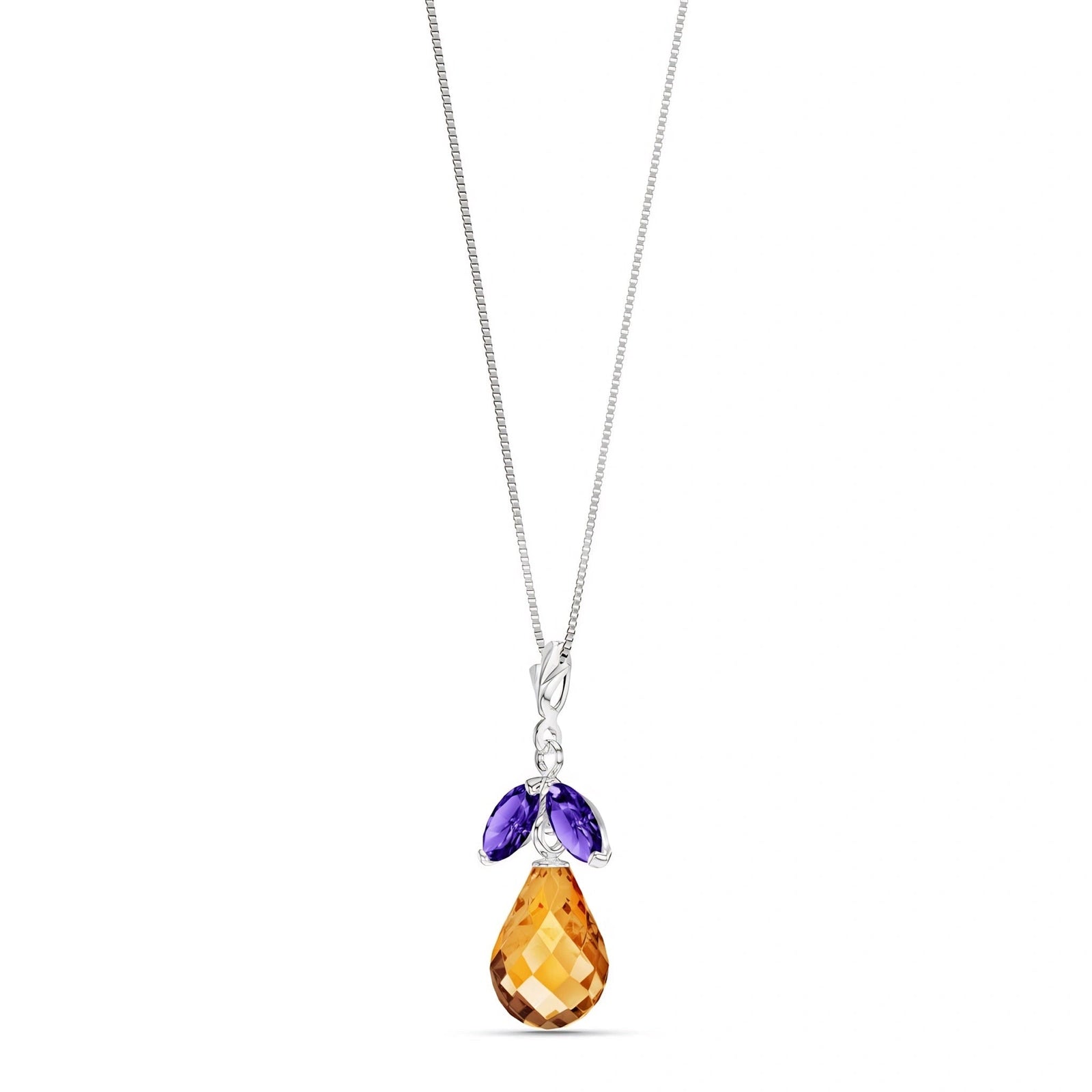 White Gold Atelier Necklace Peridot 10K — Marilena