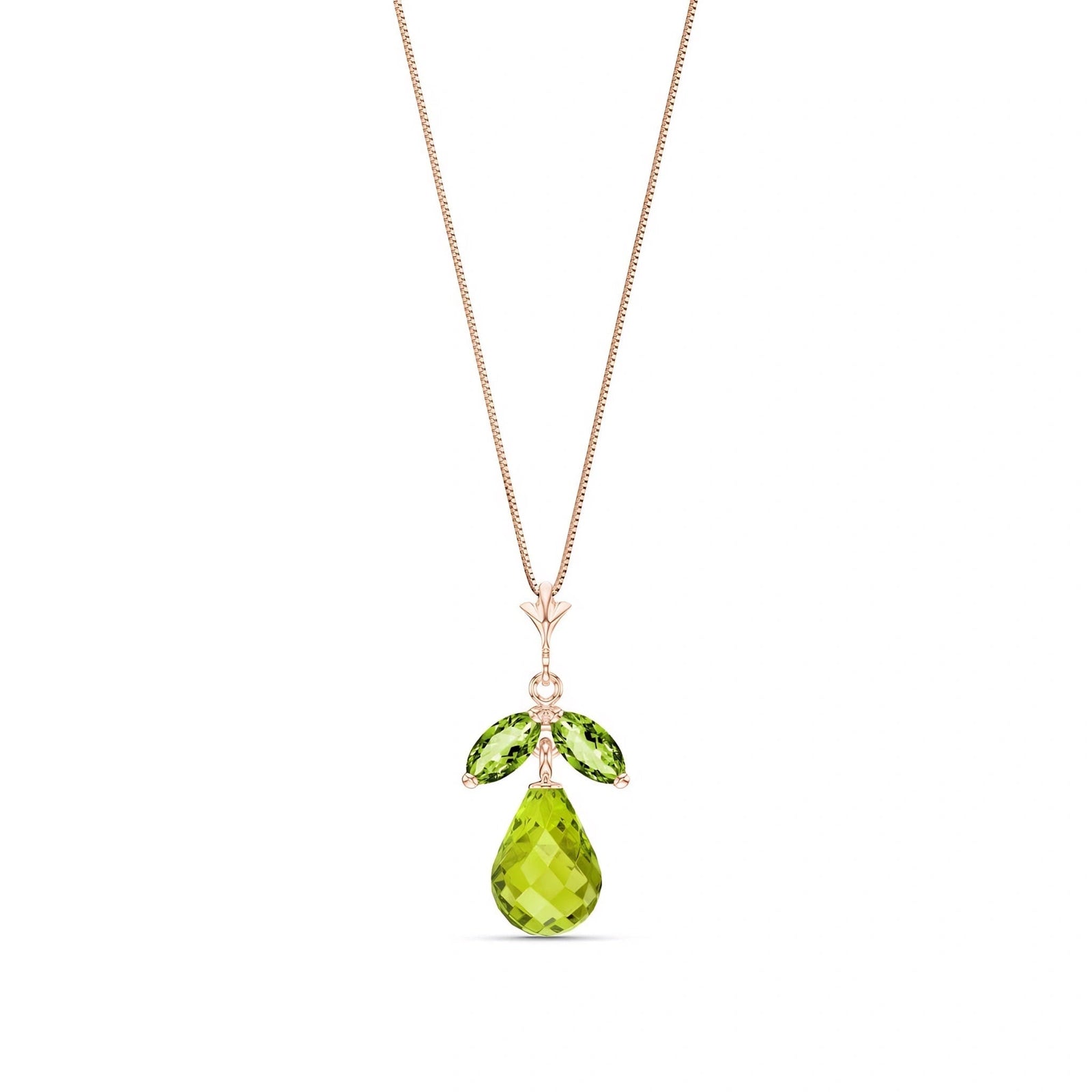 Rose Gold Atelier Necklace Pink Topaz 10K — Marilena
