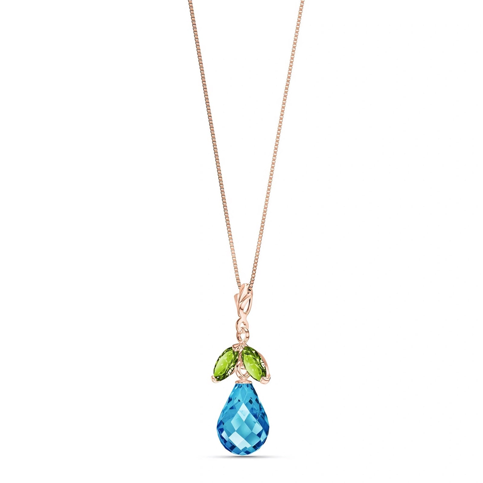 Rose Gold Atelier Necklace Pink Topaz 10K — Marilena